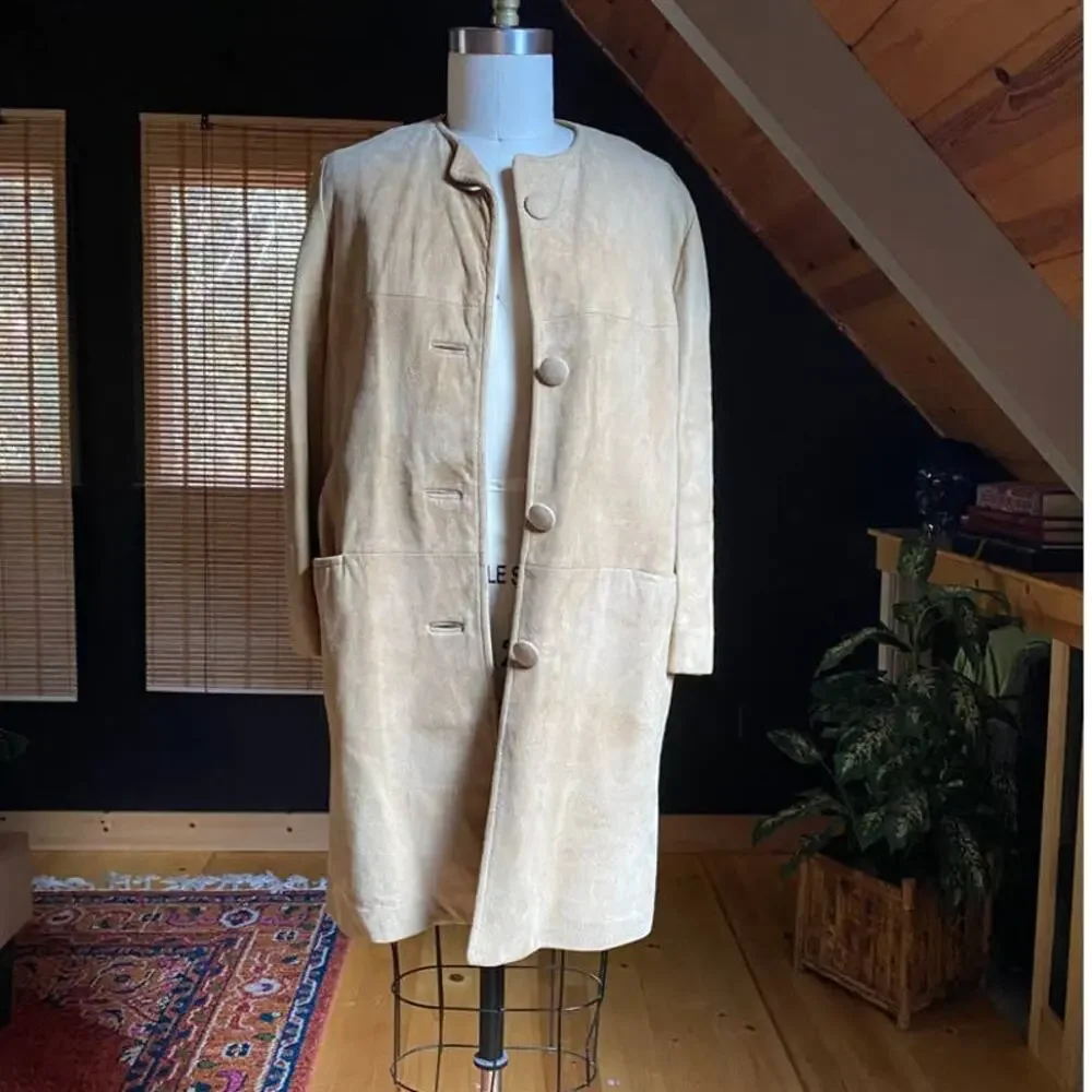 Vintage Suede Coat - Picture 1 of 4